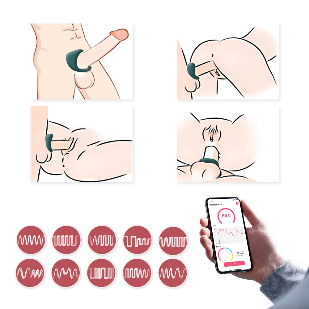 Magic Motion Dante II vòng rung điều khiển từ xa kết nối điện thoại thông minh