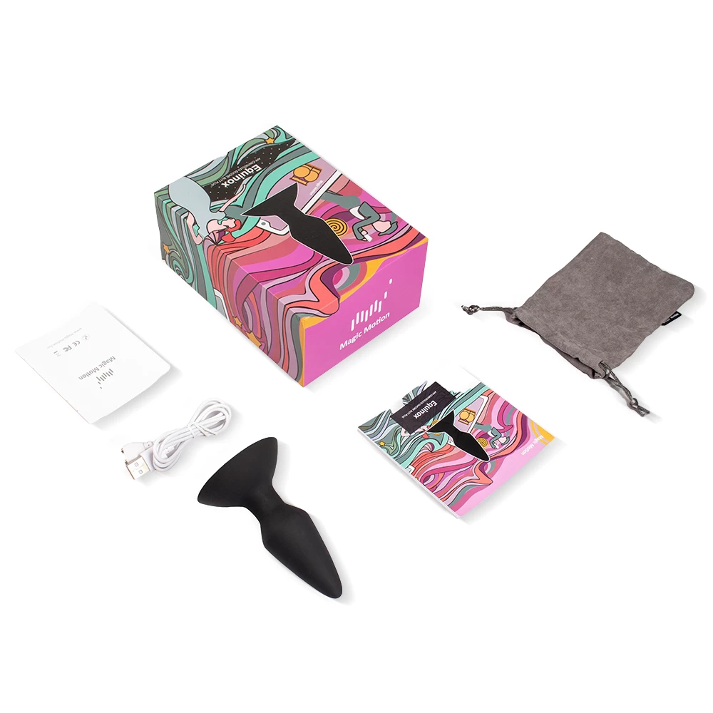 Magic Motion Equinox phích cắm hậu môn có rung kết nối điện thoại app