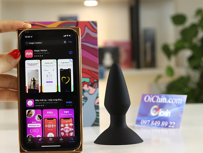 Magic Motion Equinox phích cắm hậu môn có rung kết nối điện thoại app