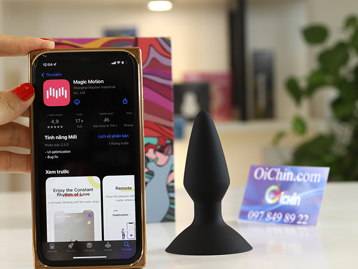 Magic Motion Equinox phích cắm hậu môn có rung kết nối điện thoại app