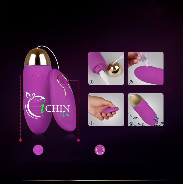 Trứng rung MAN NUO pin sạc 10 chế độ rung êm ái nhỏ gọn Trứng rung MAN NUO pin sạc 10 chế độ rung êm ái nhỏ gọn