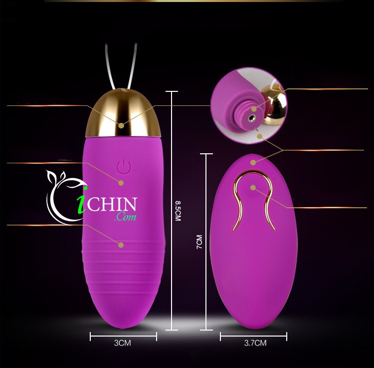 Trứng rung MAN NUO pin sạc 10 chế độ rung êm ái nhỏ gọn Trứng rung MAN NUO pin sạc 10 chế độ rung êm ái nhỏ gọn