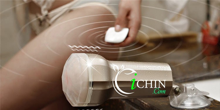 Âm đạo giả gắn tường Manmiao rung điều khiển từ xa cao cấp