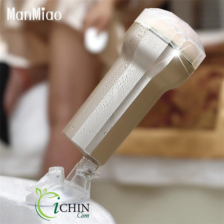 Âm đạo giả gắn tường Manmiao rung điều khiển từ xa cao cấp