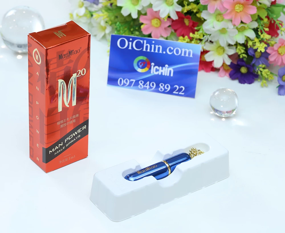 ManMiao Man Power M20 xịt kéo dài thời gian quan hệ nam giới hiệu quả