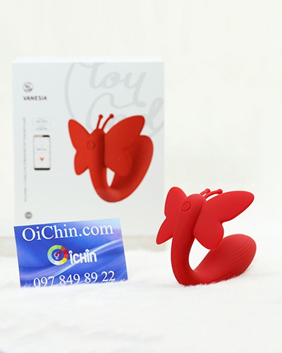 VANESIA Bướm Đỏ Rung Đa Chế Độ Điều Khiển App, Hấp Dẫn
