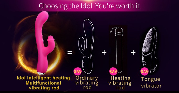 Nalone iDol RABBIT cao cấp 7 chế độ rung xoay tỏa nhiệt siêu kích thích