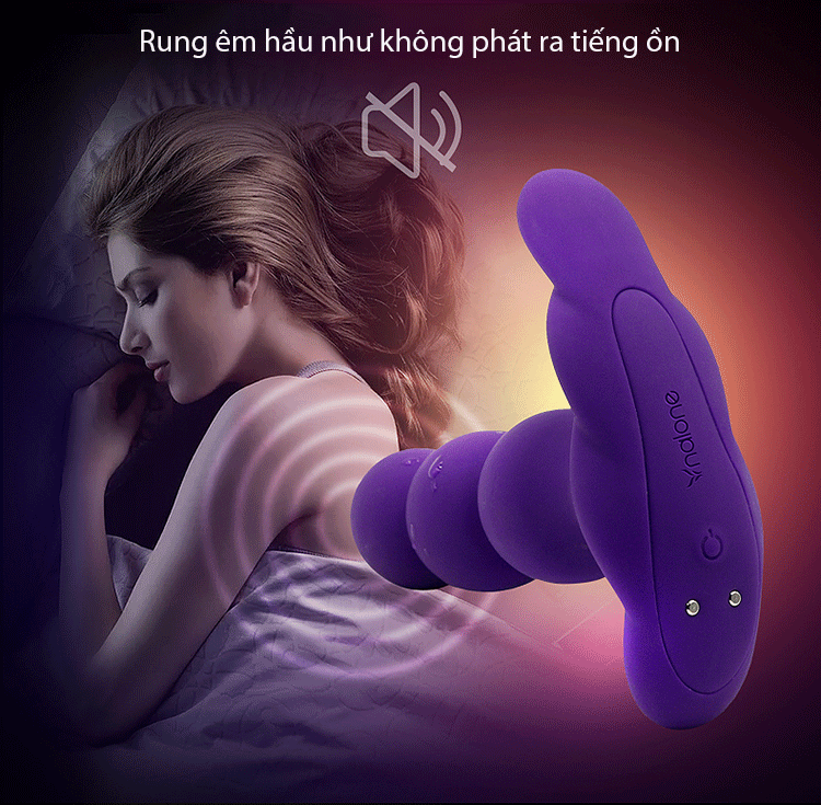 Nalone PEARL đồ chơi hậu môn 7 chế độ rung ngoáy cực mạnh pin sạc