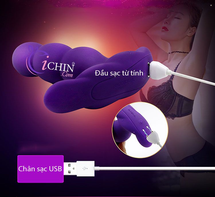 Nalone PEARL đồ chơi hậu môn 7 chế độ rung ngoáy cực mạnh pin sạc