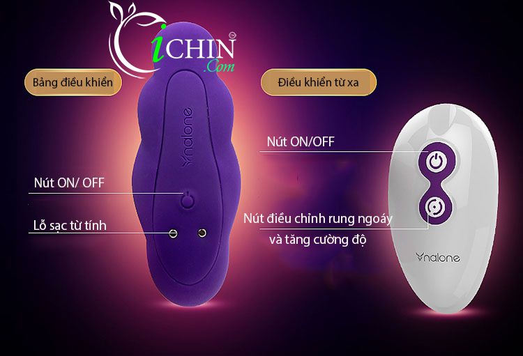 Nalone PEARL đồ chơi hậu môn 7 chế độ rung ngoáy cực mạnh pin sạc
