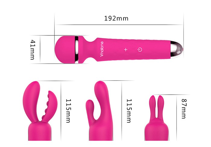 Nalone Sinmis cao cấp 7 chế độ rung massage Silicone y tế pin sạc kích thích