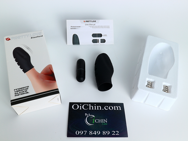 Ngón tay móc cua Prettylove rung tê dại điểm G pin rời tiện lợi