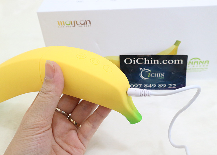 Dương Vật Giả Hình Quả Chuối Rung Mạnh 30cm, Nhiều Chế Độ Kích Thích