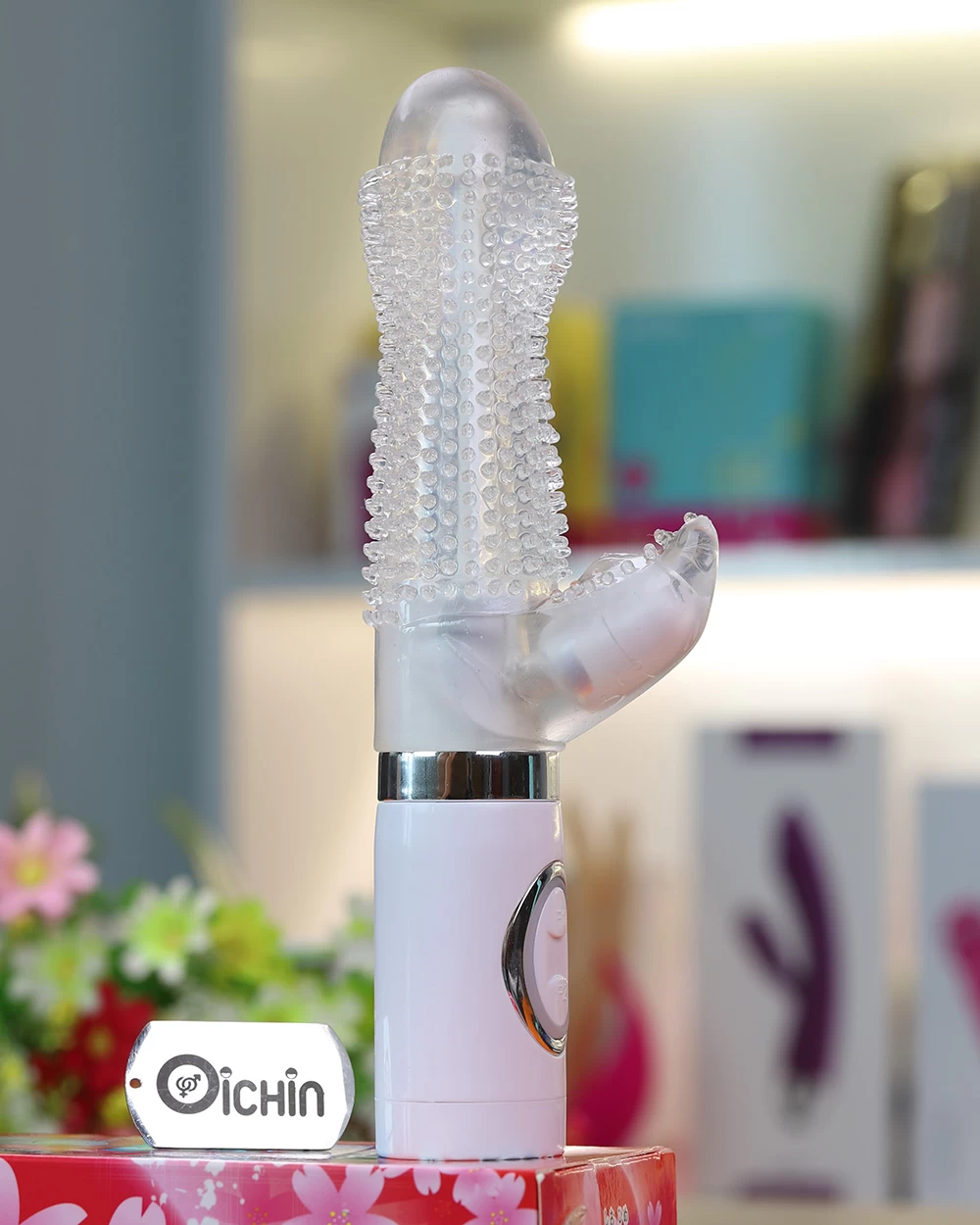 ODIN Shio-Hime rung xoay gai mềm massage âm đạo pin rời