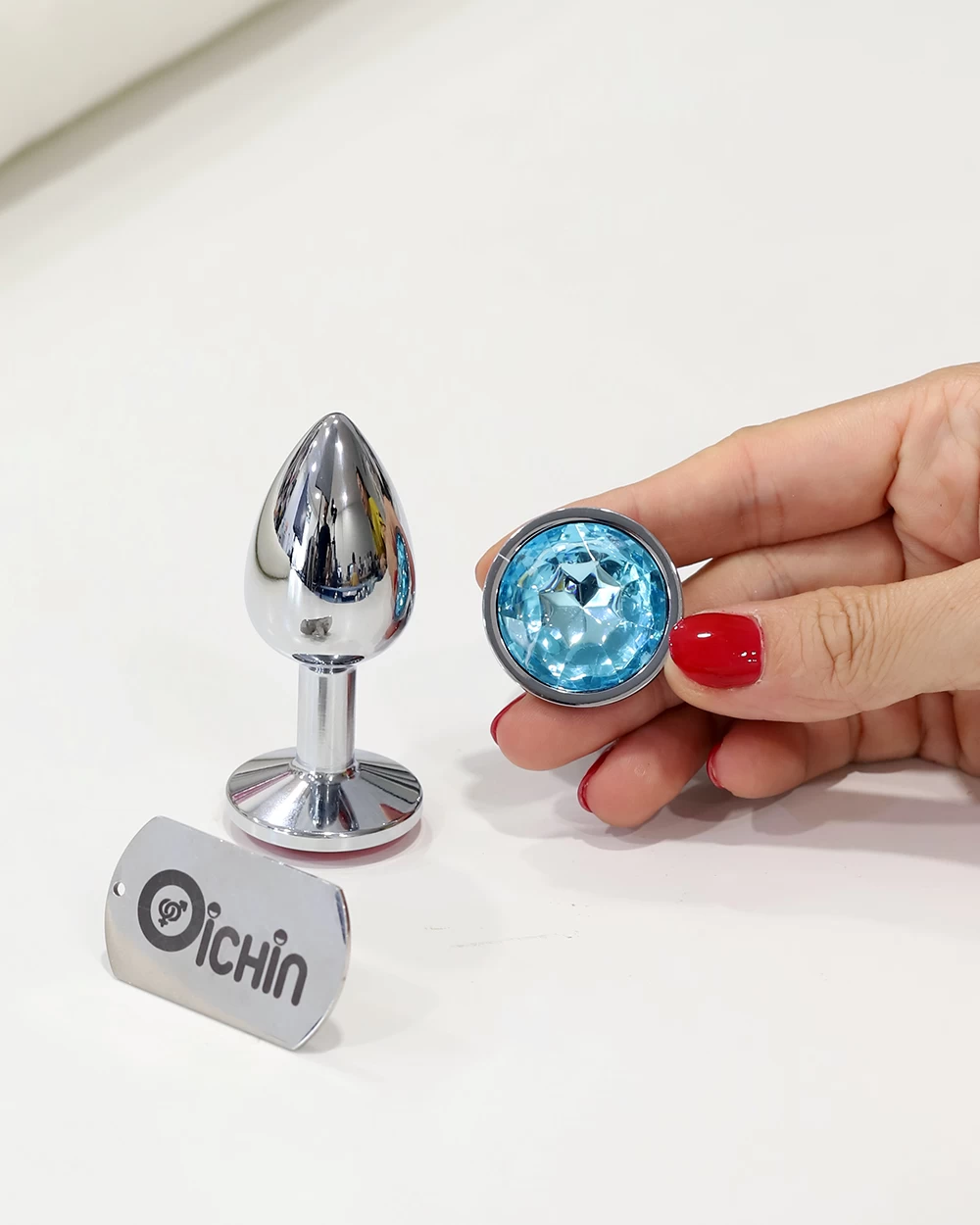 Phích cắm hậu môn INOX an toàn nhiều màu 3 kích thước cho người mới