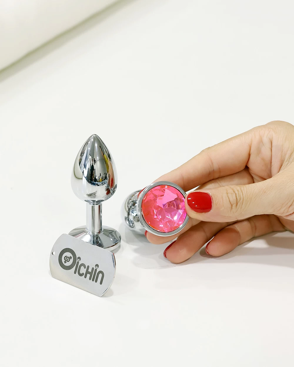Phích cắm hậu môn INOX an toàn nhiều màu 3 kích thước cho người mới