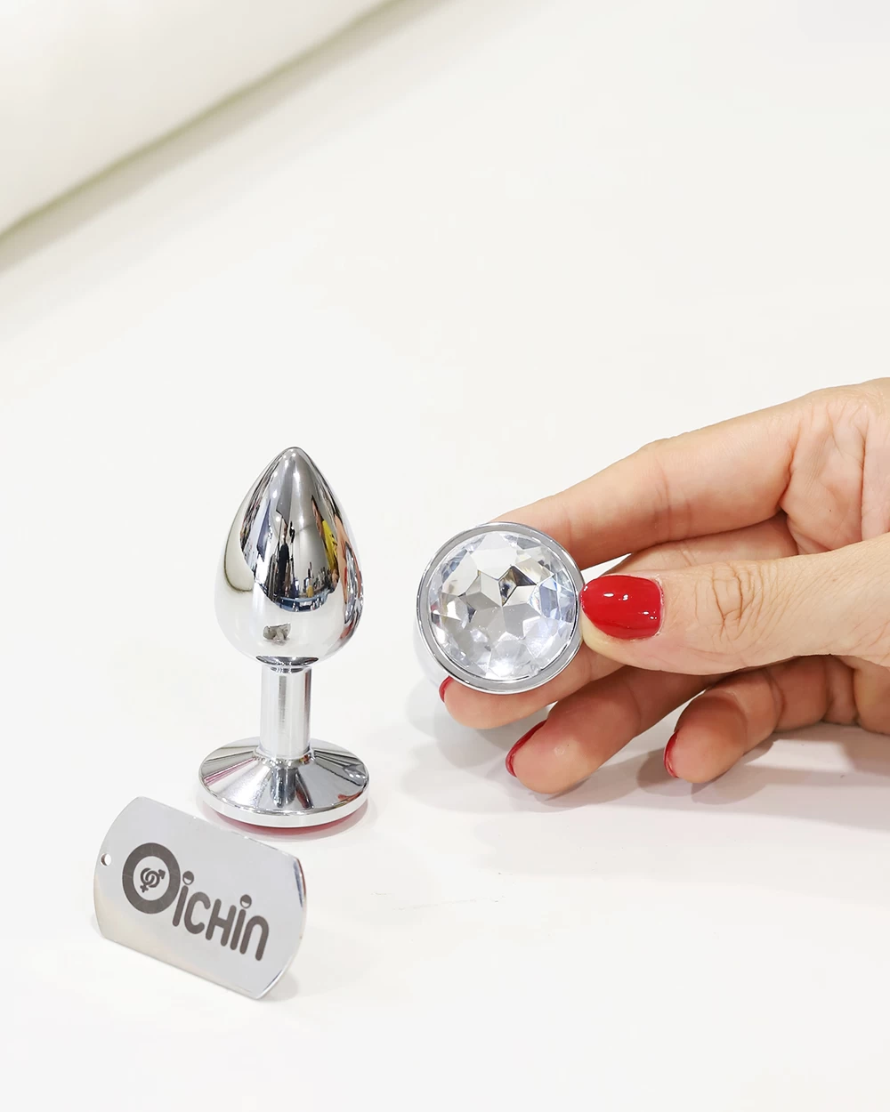Phích cắm hậu môn INOX an toàn nhiều màu 3 kích thước cho người mới