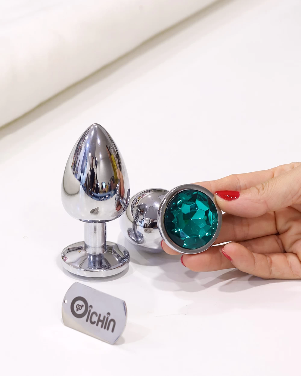 Phích cắm hậu môn INOX an toàn nhiều màu 3 kích thước cho người mới