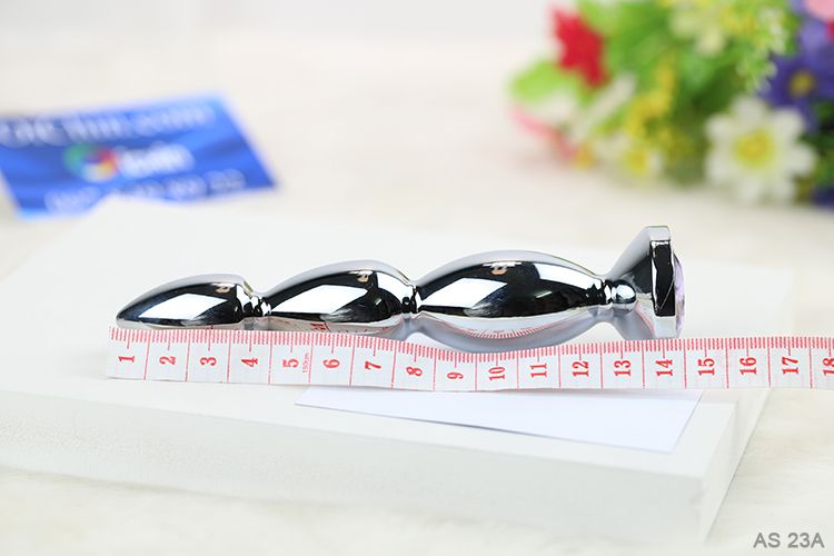 Phích cắm hậu môn inox cao cấp trơn láng tăng khoái cảm sang trọng
