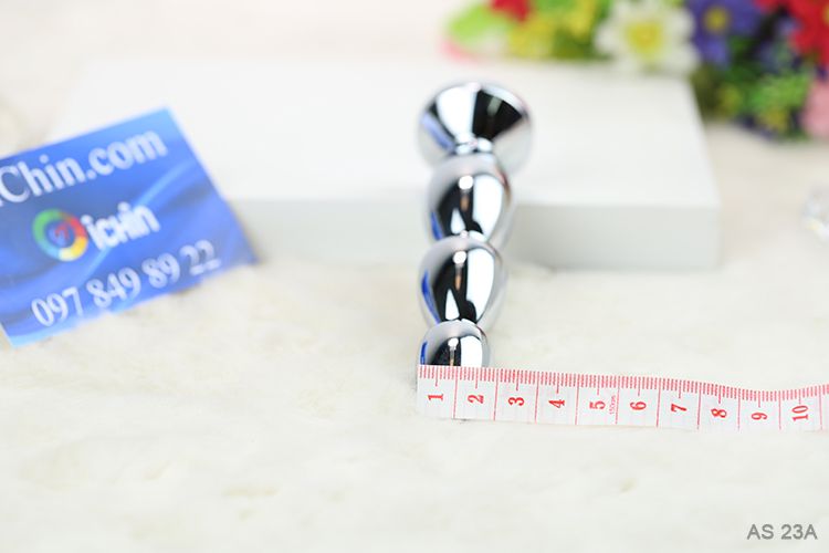 Phích cắm hậu môn inox cao cấp trơn láng tăng khoái cảm sang trọng