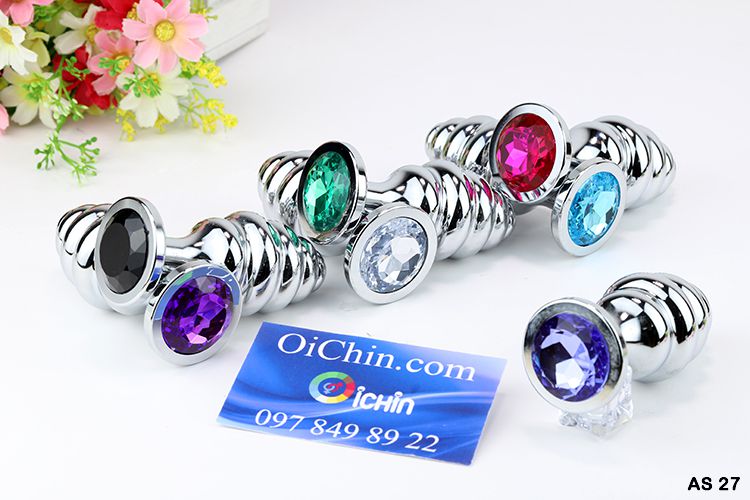 Phích cắm hậu môn inox xoắn ốc cao cấp đủ size màu sắc đa dạng Phích cắm hậu môn inox xoắn ốc cao cấp đủ size màu sắc đa dạng