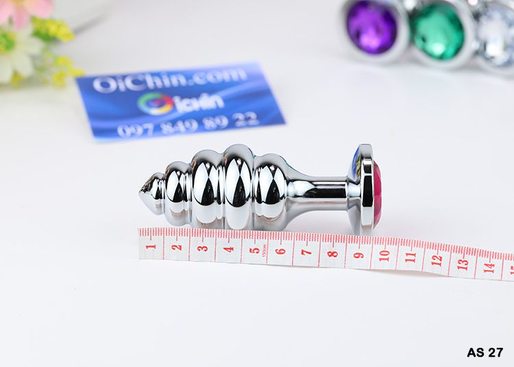 Phích cắm hậu môn inox xoắn ốc cao cấp đủ size màu sắc đa dạng Phích cắm hậu môn inox xoắn ốc cao cấp đủ size màu sắc đa dạng