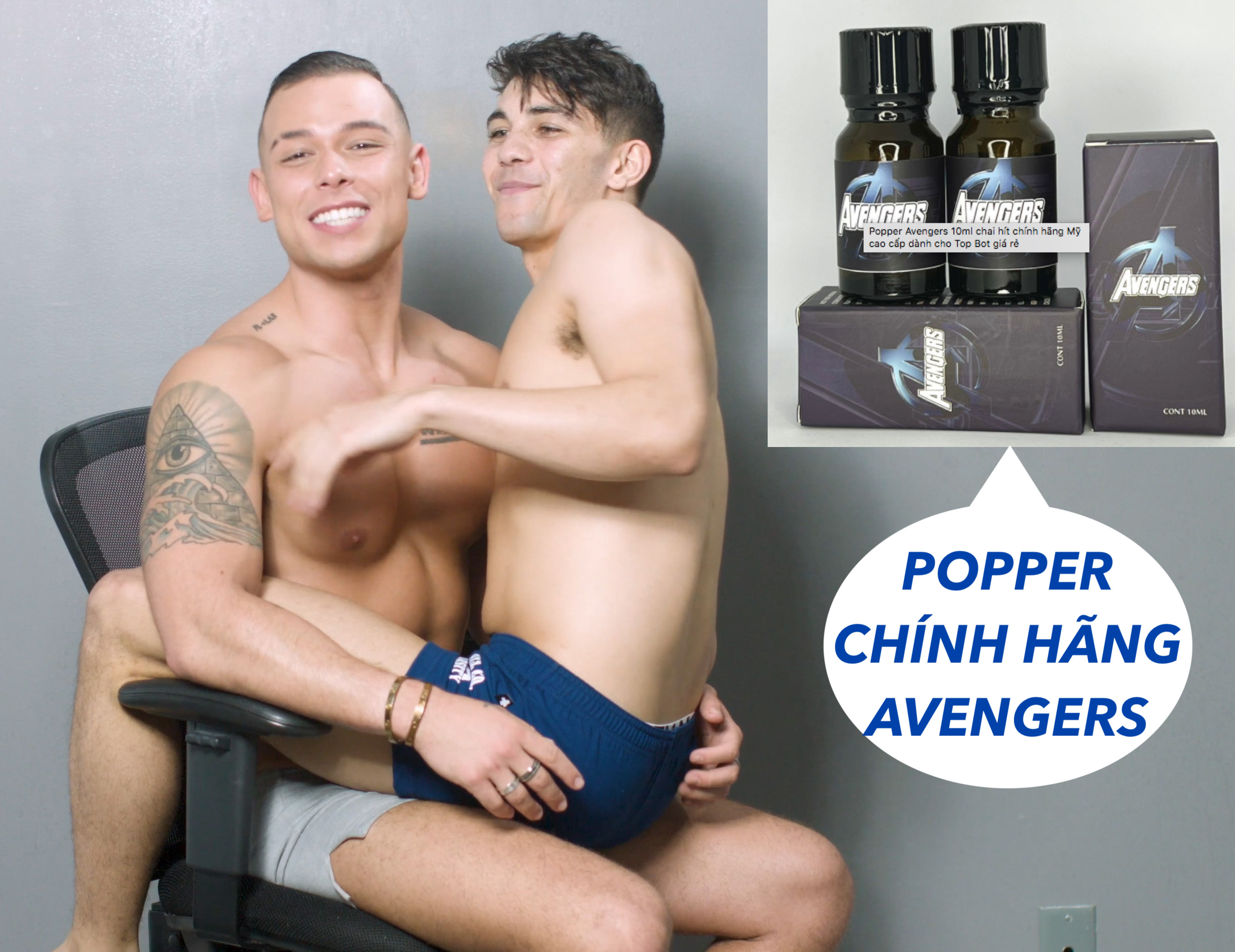 Popper Avengers 10ml hút nhanh mạnh mẽ giá tốt ưu đãi