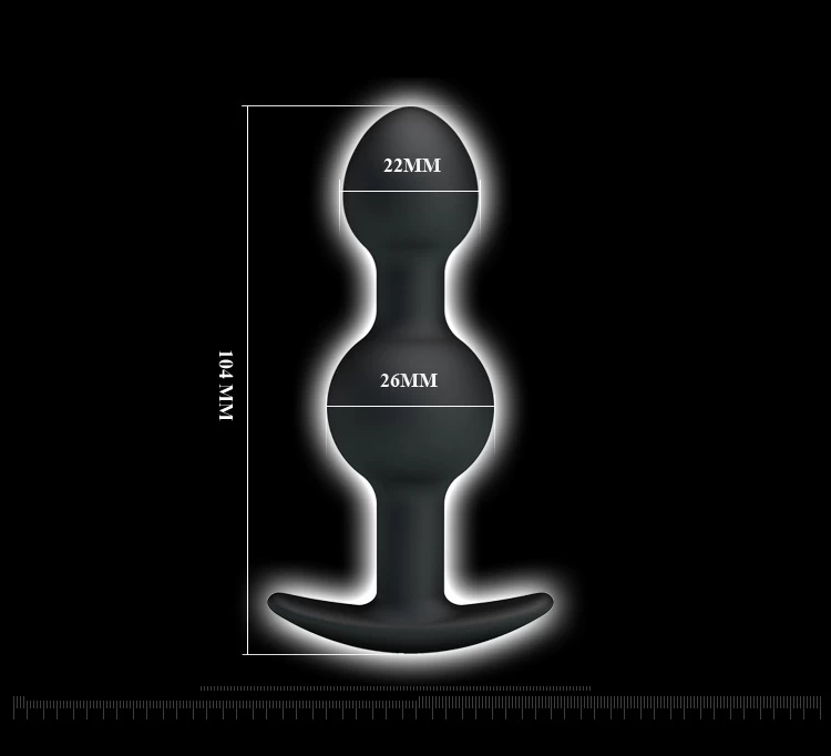 Pretty Love Anal Balls silicone mềm có bi kích thích hậu môn Pretty Love Anal Balls silicone mềm có bi kích thích hậu môn