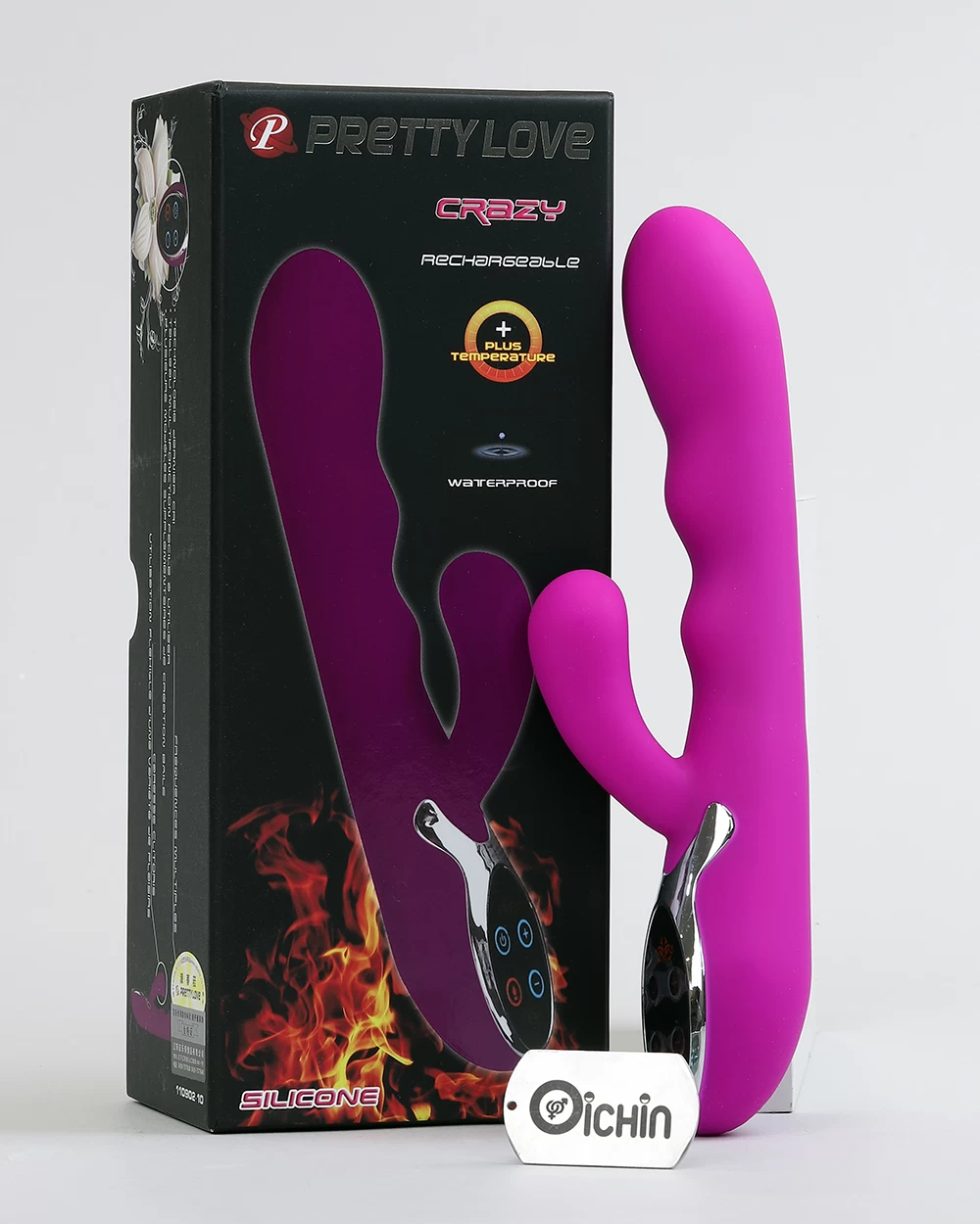 Pretty Love Crazy rung mạnh tỏa nhiệt pin sạc silicon y tế cao cấp Pretty Love Crazy rung mạnh tỏa nhiệt pin sạc silicon y tế cao cấp