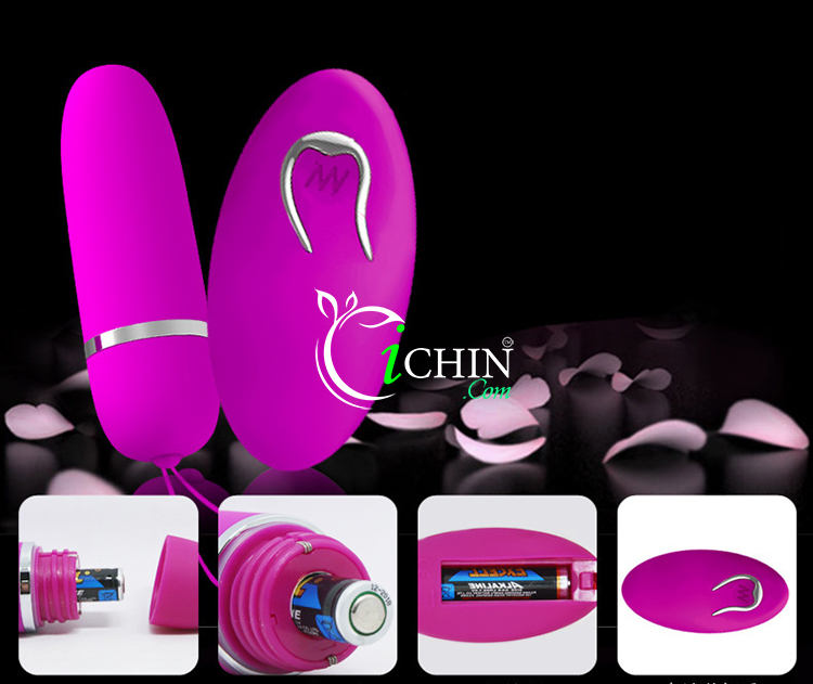 Pretty Love Darlene trứng rung mini điều khiển từ xa 12 chế độ đa dạng