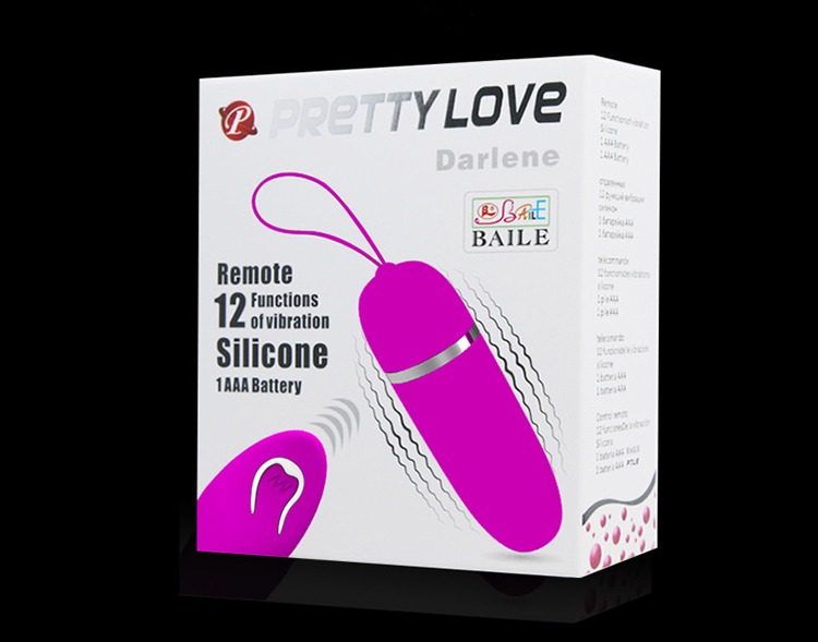 Pretty Love Darlene trứng rung mini điều khiển từ xa 12 chế độ đa dạng