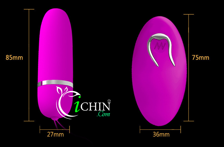 Pretty Love Darlene trứng rung mini điều khiển từ xa 12 chế độ đa dạng