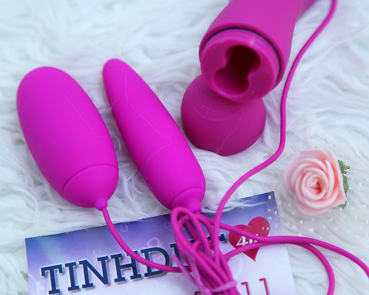 Pretty Love Irma trứng rung hai đầu silicon mềm mịn mạnh mẽ