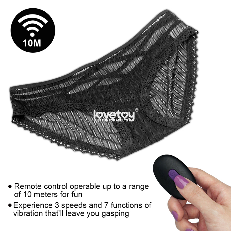 Quần lót gắn trứng rung điều khiển từ xa Lovetoy cao cấp USB