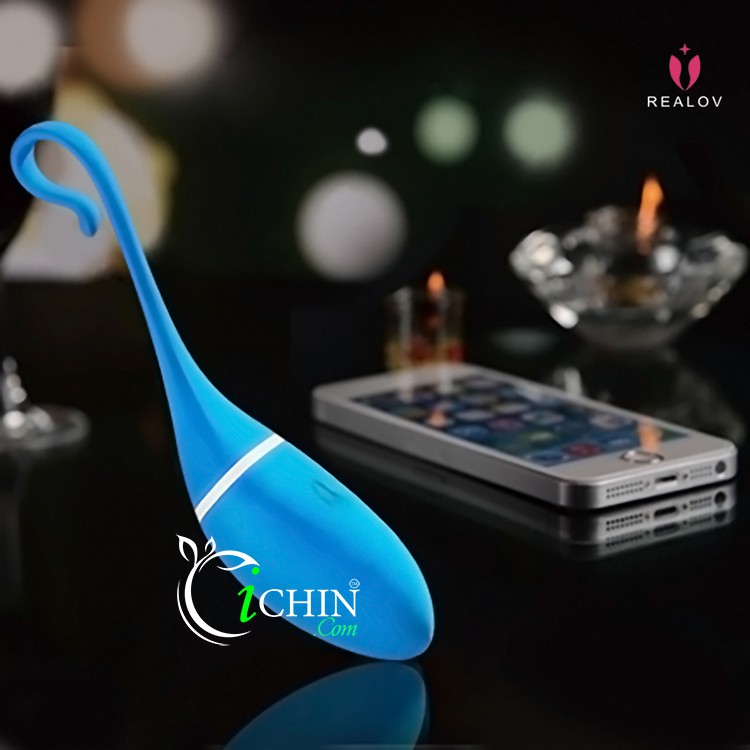 Trứng rung REALOV IRENA điều khiển Bluetooth đa chế độ hấp dẫn Trứng rung REALOV IRENA điều khiển Bluetooth đa chế độ hấp dẫn