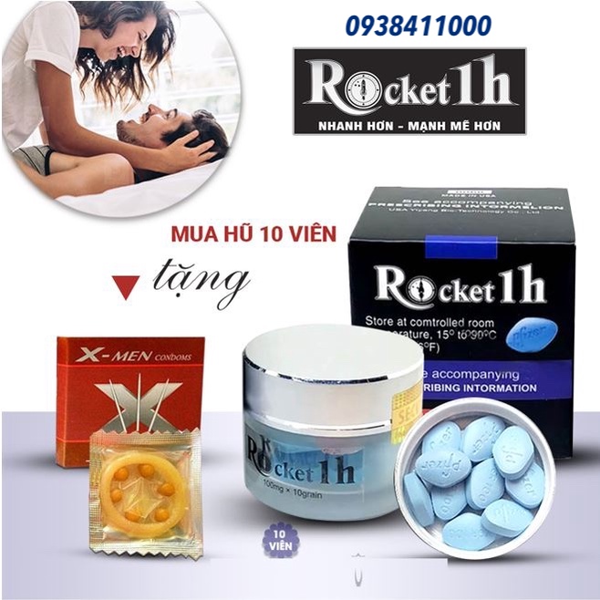 Rocket 1h Mỹ viên uống cường dương kéo dài chống xuất tinh sớm Rocket 1h Mỹ viên uống cường dương kéo dài chống xuất tinh sớm
