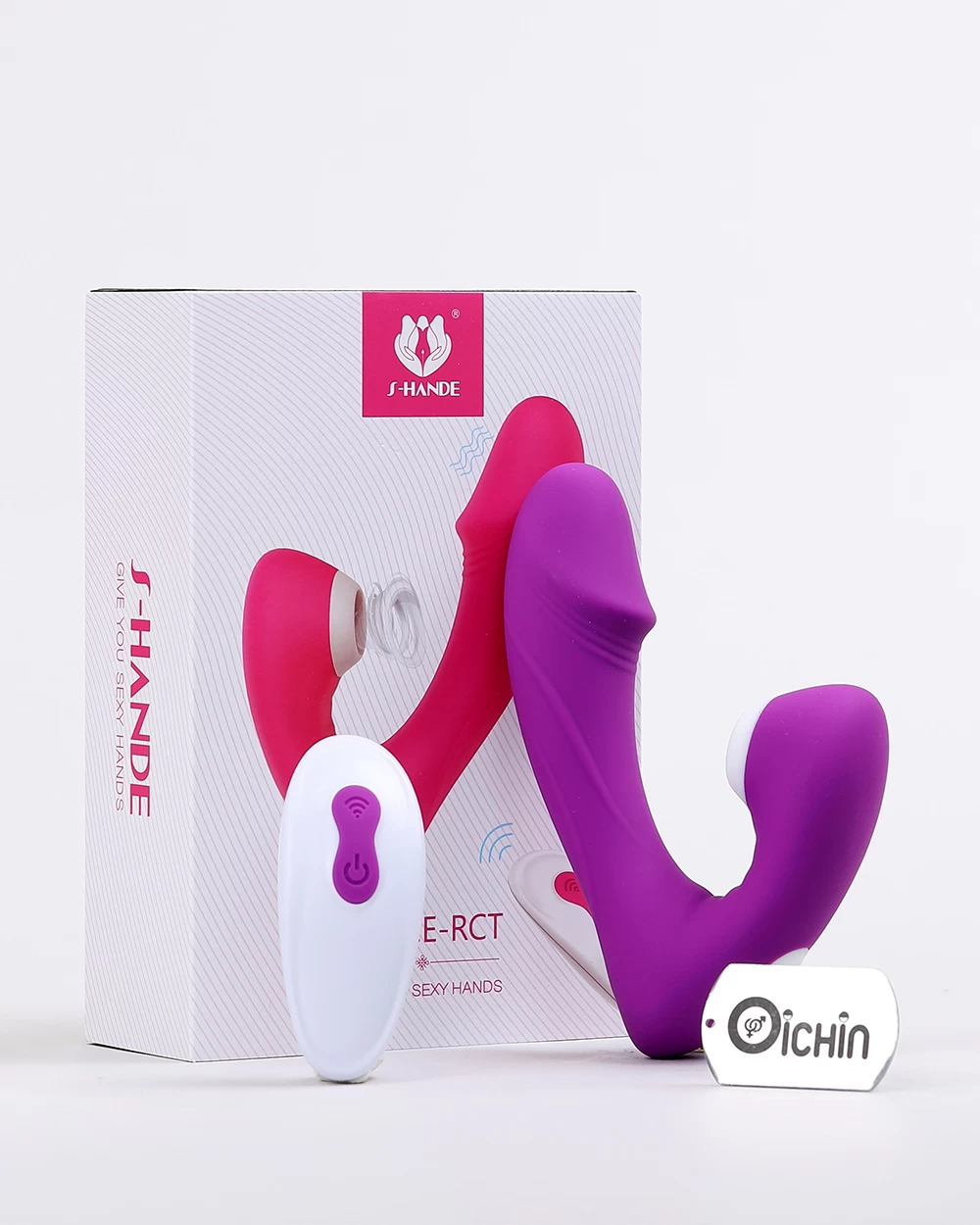 S-Hande FIERCE-RCT rung đẩy 2 đầu chống nước từ xa Silicone cao cấp