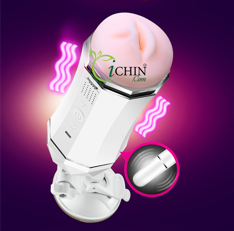 Âm đạo giả Secwell 2 đầu tiếng rên rung gắn tường chống nước