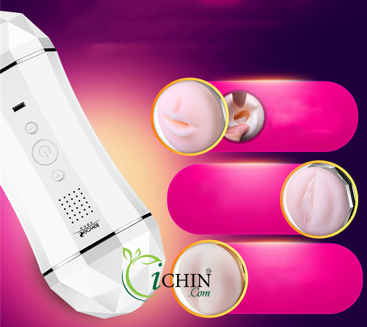 Âm đạo giả Secwell 2 đầu tiếng rên rung gắn tường chống nước