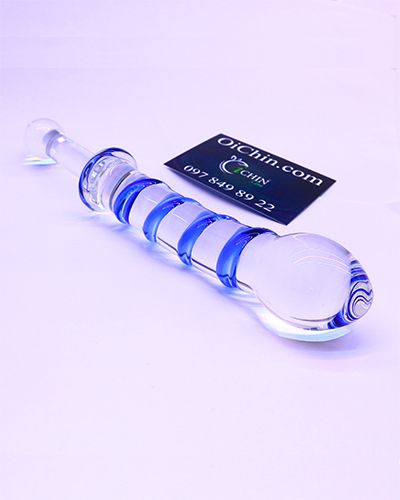 Sextoy thủy tinh hậu môn xoắn kiểu dáng tinh tế kích thích mạnh