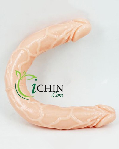 Silicone hai đầu quan hệ Lesbian kích thước đa năng