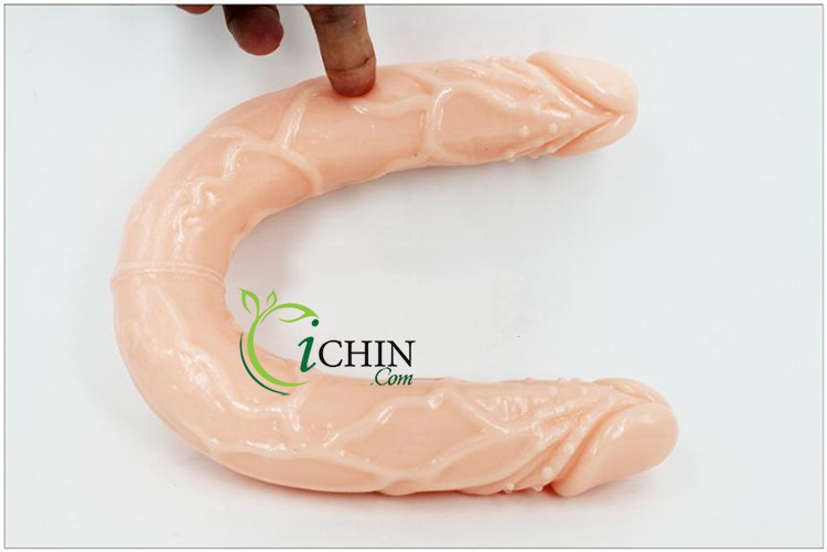 Silicone hai đầu quan hệ Lesbian kích thước đa năng