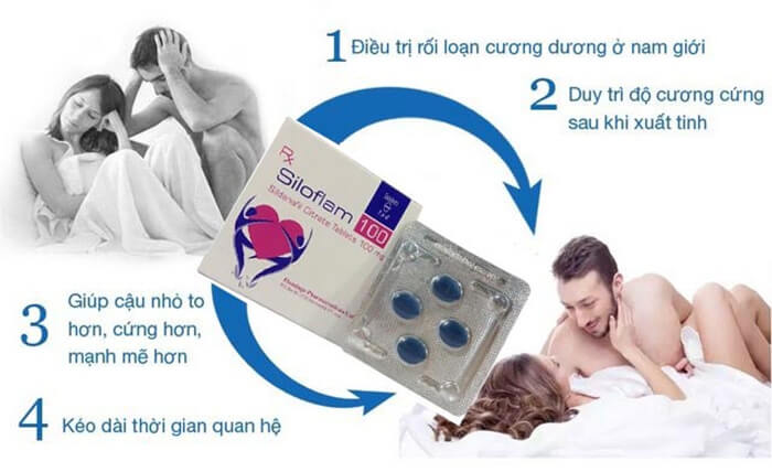 Siloflam 100 kéo dài thời gian cương dương mạnh mẽ cho nam