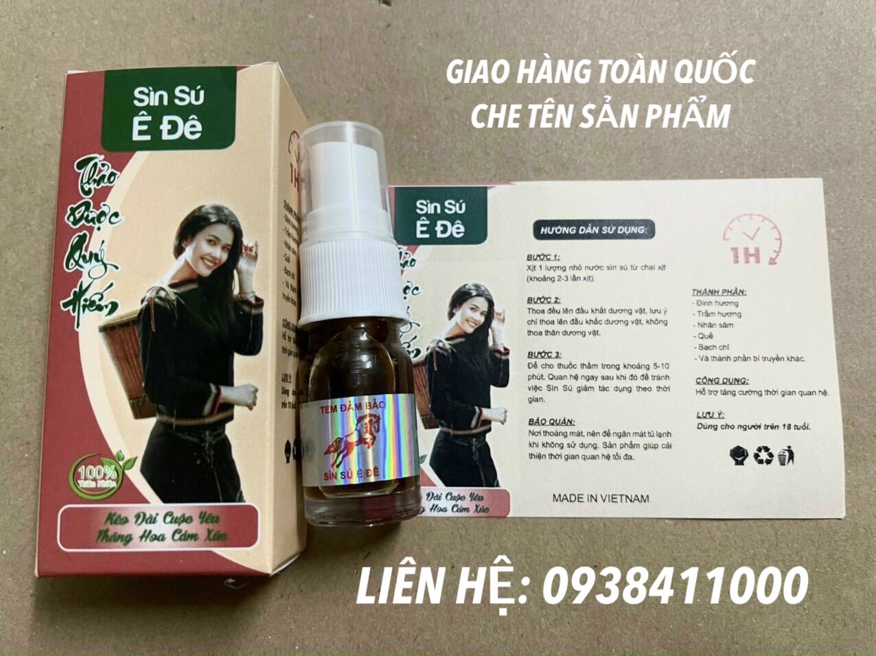 Sìn sú dạng sịt dân tộc Ê Đê chính hãng chống xuất tinh sớm hiệu quả