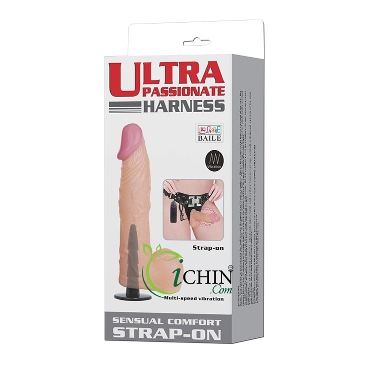 Strap On Harness lesbian dây đeo đặc ruột rung pin rời tiện dụng