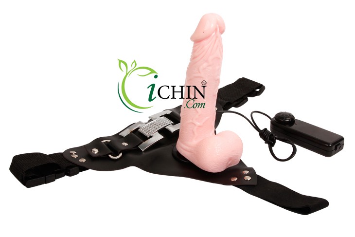 Strap On Harness lesbian dây đeo đặc ruột rung pin rời tiện dụng