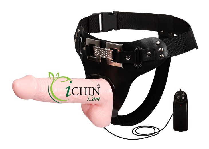 Strap On Harness lesbian dây đeo đặc ruột rung pin rời tiện dụng