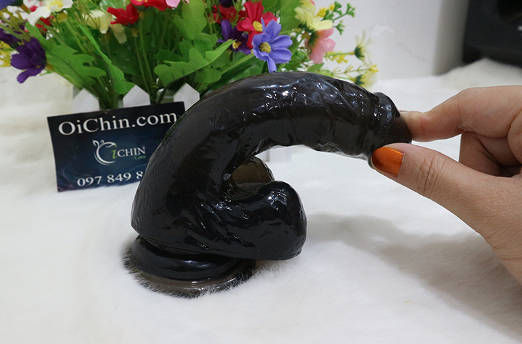 Super Warrior đen gắn tường silicon mềm mại như thật kích thích