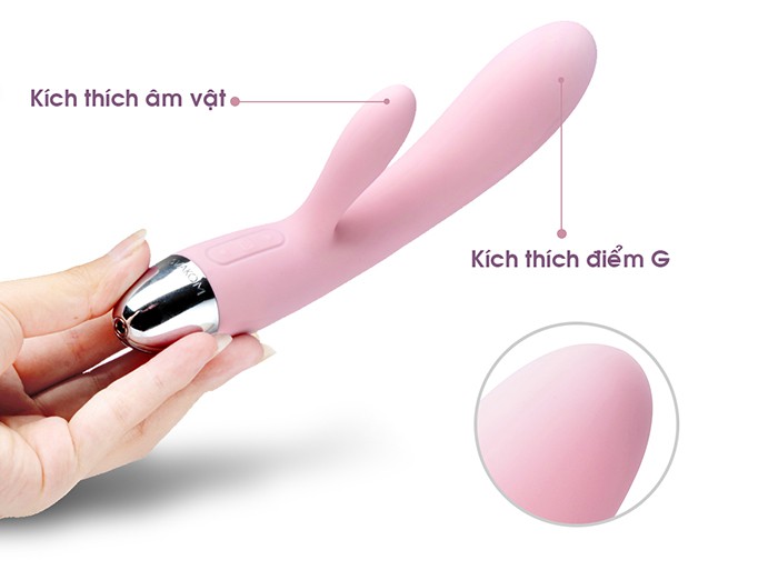 Svakom Alice máy rung 2 đầu cao cấp 36 chế độ rung