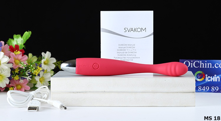 Svakom Cici Máy Mát Xa Âm Đạo 25 Chế Độ Rung Silicone Mềm Mịn
